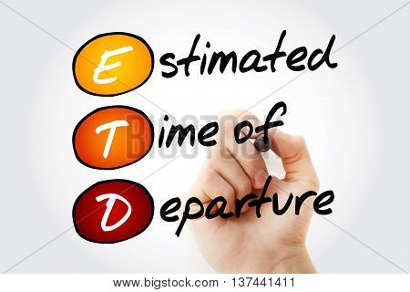 Etd - Estimated Time Of Departure