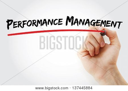 Hand Writing Performance Management