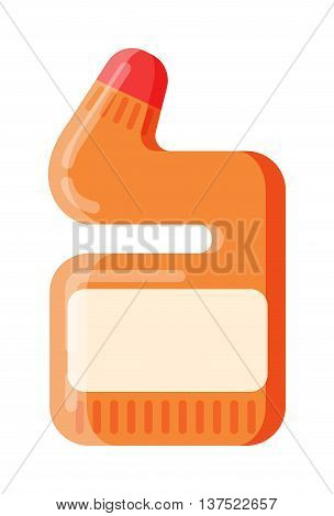 House hold bottle template and container bottle pack design bottle template. Bottle template plastic package. Blank package container dummy bottle template flat vector illustration.