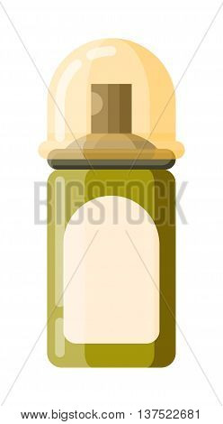 House hold bottle template and container bottle pack design bottle template. Bottle template plastic package. Blank package container dummy bottle template flat vector illustration.