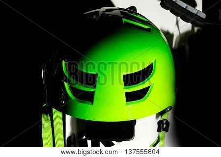 Protective Green Helmet