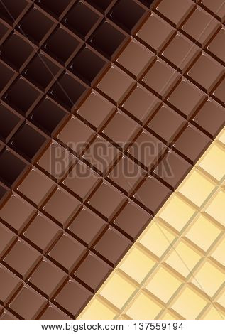 chocolate background dark brown and white pattern sweet