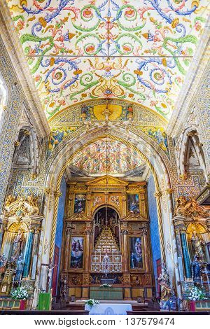 Sao Miguel Chapel Of University Of Coimbra. Portugal.