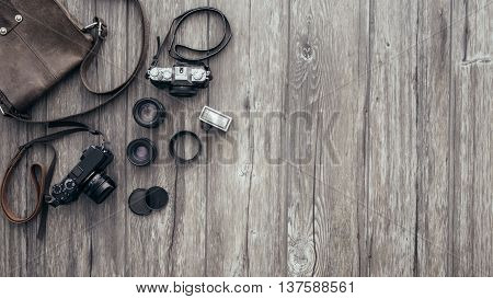 Hipster Freelance Photographer