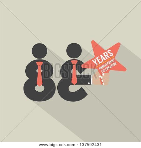 83rd Years Anniversary Typography Design Vector Illustration. EPS 10