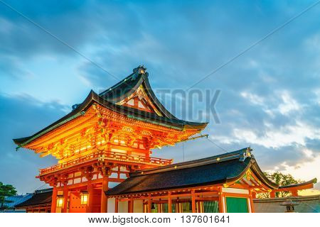 Fushimiinari Taisha ShrineTemple in Kyoto, Japan