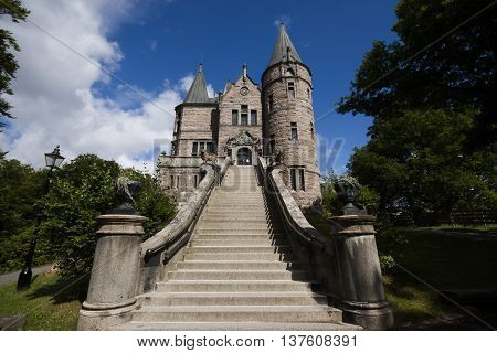 the teleborg fairy castle in växjö, sweden