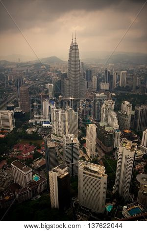 Kuala Lumpur From Tv Tower