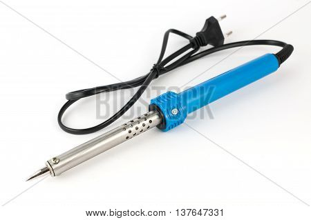 Soldering Iron On White Background