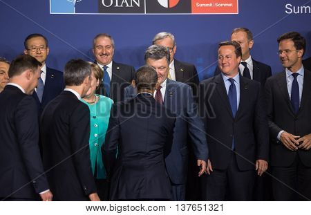 Group Photo Of Participants Of Nato Summit In Warsaw