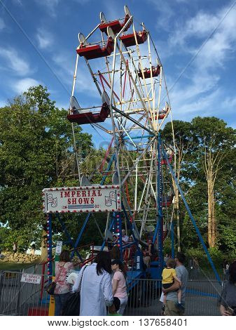 STAMFORD, CT - JUNE 10: Carnival at the Stamford Annunciation Greek Festival in Connecticut, as seen on June 10, 2016. Stamford is the third largest city in Connecticut.