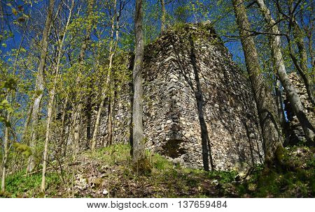 Nice day near Kdyne town in Sumava mountains
