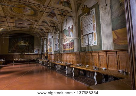 Abbey Of Monte Oliveto Maggiore, Tuscany, Italy