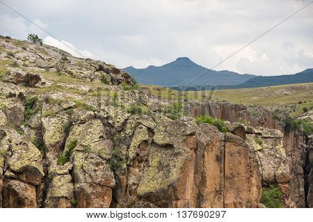 Ihlara Valley is a 16 km long gorge cut into volcanic rock in the southern part of Cappadocia Turkey