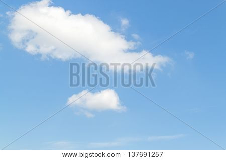 blue sky and cloud beautiful Colorful vivid in nature for background