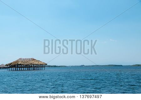 Restaurante Built On Water In El Salvador