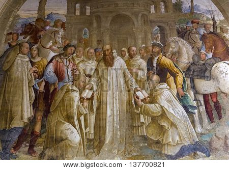 Abbey Of Monte Oliveto Maggiore, Tuscany, Italy