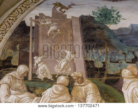 Abbey Of Monte Oliveto Maggiore, Tuscany, Italy
