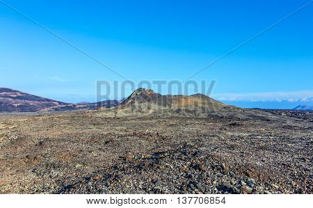 Volcano Montana Colorada In Lanzarote, Tinajo