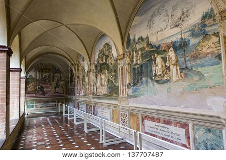 Abbey Of Monte Oliveto Maggiore, Tuscany, Italy