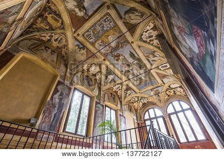 Abbey Of Monte Oliveto Maggiore, Tuscany, Italy