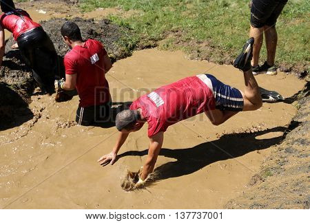 Extreme Sport Challenge Jump In Water