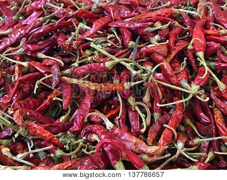 The Dried Chilli use for cooking. It very hot.