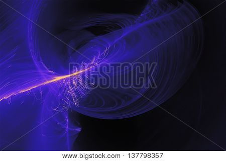 blue glow energy wave. lighting effect abstract background.