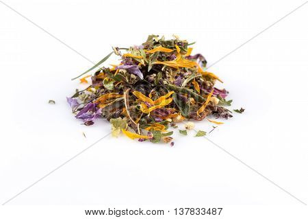 Dried Herbal Tea Leaves