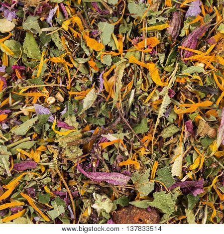 Dried Herbal Tea Leaves