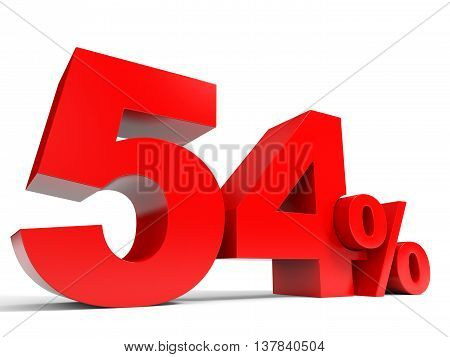 Red Fifty Four Percent Off. Discount 54%.