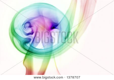 Anillo de humo de arco iris