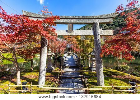 Kyoto, Eikando temple in autumn Japan