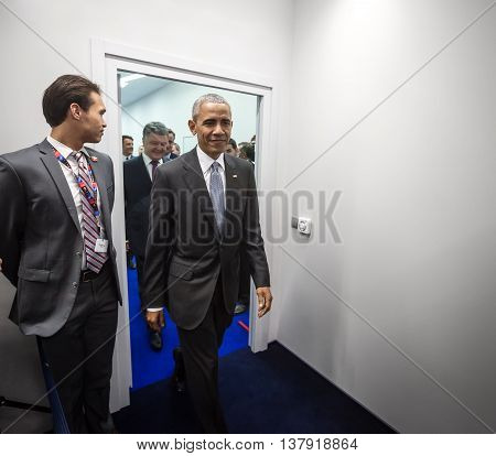 Us President Barack Obama At Nato Summit