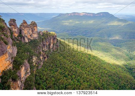 Three Sisters In Blue Mountains, Australia