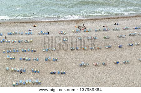 Large group of summer chairs in Beer Devon