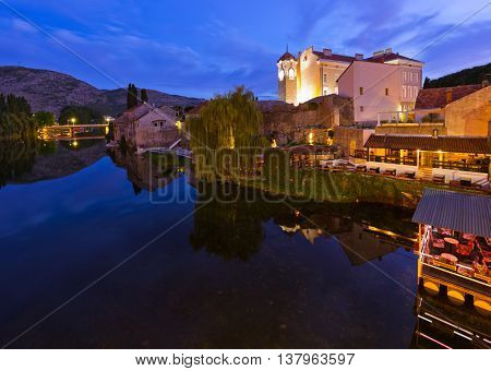 Cityscape of Trebinje - Bosnia and Herzegovina - architecture travel background