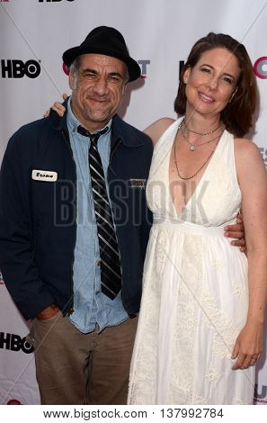 LOS ANGELES - JUL 7:  Tom E. Brown, Robin Weigert at the 2016 Outfest Los Angeles LGBT Film Festival Opening Night Gala at the Orpheum Theatre on July 7, 2016 in Los Angeles, CA