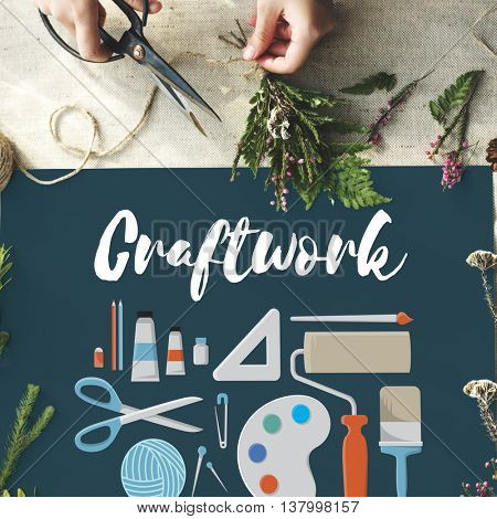 Craftwork Arts and Craft Artistic Design Ideas Concept