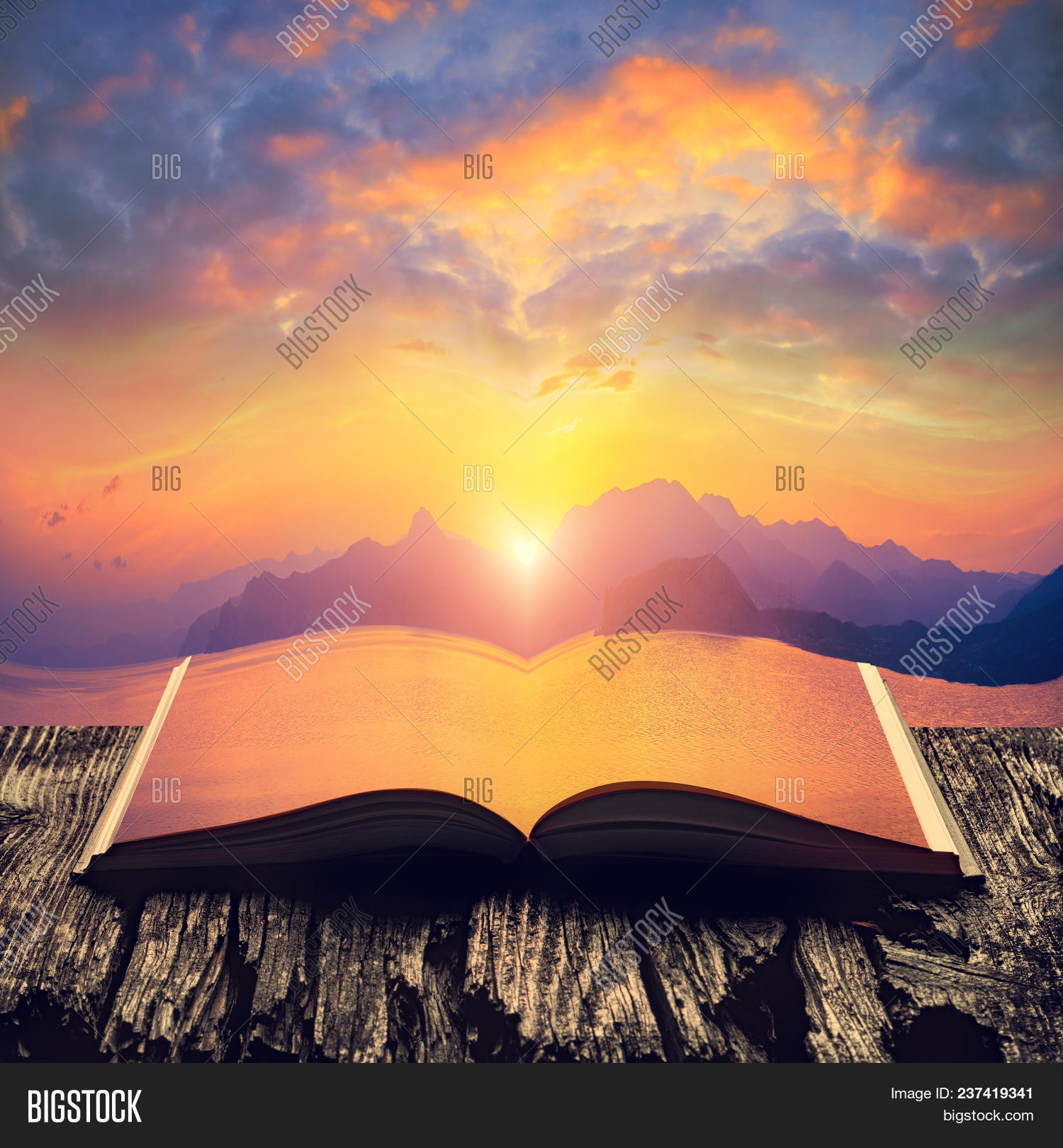 Colorful Sunset Above Image & Photo (Free Trial) | Bigstock