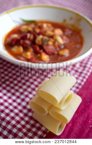 Paccheri Of Gragnano With Sea Bream Sauce