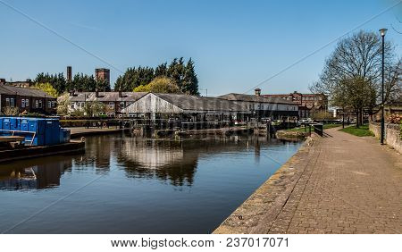 A Sunny View Over To The Dry Dock In Wigan