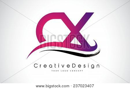 Cx C X Letter Logo Design In Black Colors. Creative Modern Letters Vector Icon Logo Illustration.
