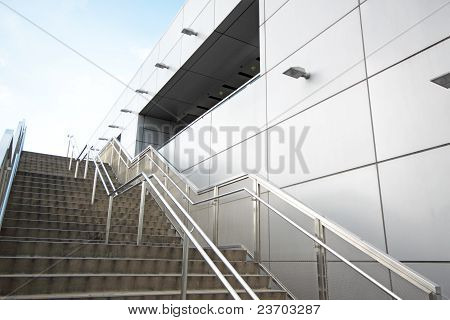 Texture de fond abstrait escalier de secours