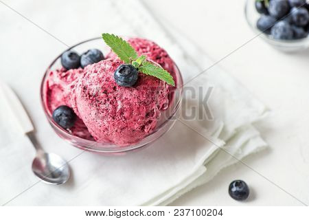 Blueberry Ice Cream