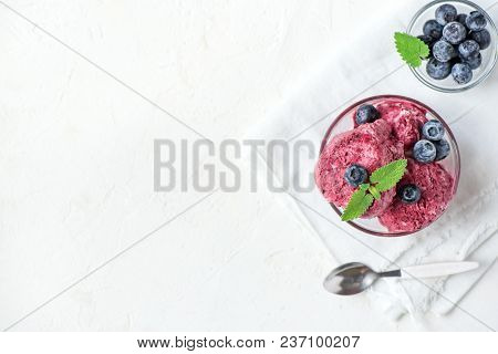 Blueberry Ice Cream