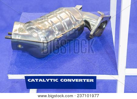 The Catalytic Converter For Automobile ; Close Up