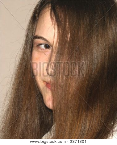 Mulher e cabelo