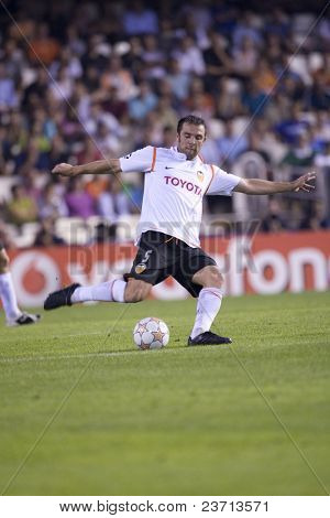 Valencia CF vs Chelsea fotbal zápas - fotbalové UEFA Champions League 2007-2008 Říjen 3rd mesta