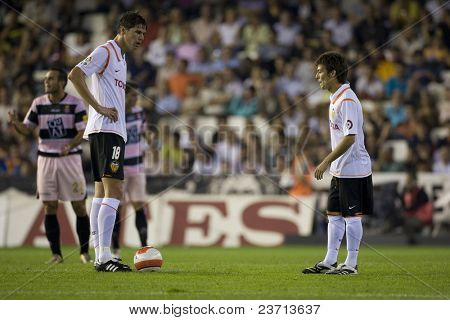 สเปนลีแข่งขันฟุตบอลหรือฟุตบอลในยุโรป - บาเลนเซีย vs Espanyol - Octuber 2007 - 2007-2008 